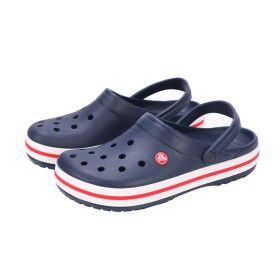 Men's and Women's Classic Slippers;Adult Classic Clogs; - Dark Blue - M10-W12(43)