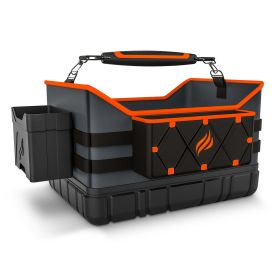 Cook and Carry Griddle Caddy for Griddle, Grill Tools - Orange+Black