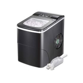 Home Portable Self-Clean Countertop Ice Maker  - Black - Ice Maker