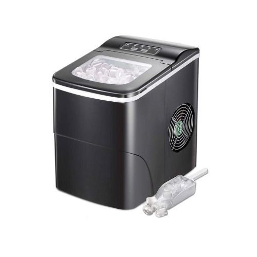 Home Portable Self-Clean Countertop Ice Maker  - Black - Ice Maker