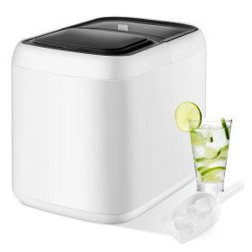 Home Portable Self-Clean Countertop Ice Maker  - White - Ice Maker