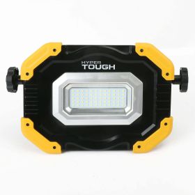 Hyper Tough 5000 Lumen LED Corded Work Light, Yellow, Black, Model 7050 - Hyper Tough