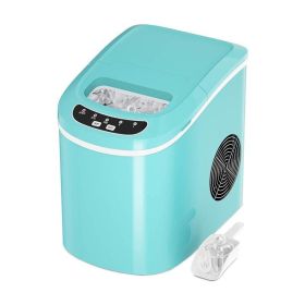Household Mini Portable Countertop Ice Maker  - Green - Ice Maker