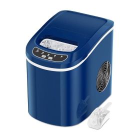 Household Mini Portable Countertop Ice Maker  - Navy - Ice Maker
