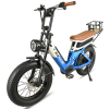 2000W 50 km/h LCD load 100kg climb 15¬∞ power range 90-100km LED (turn signal, taillight) - PSDP-2033Blue