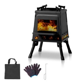 36*36*46.5cm wood camping stove - as picture