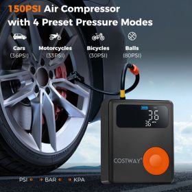 Jump Starter with Air Compressor 2000A 12V Car Battery with 150PSI Digital Tire Inflator - as show