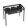 225,000-BTU Portable Propane 3 Burner Gas Cooker - Black