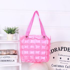 Clarissa Inflatable Tote Purse - Pink