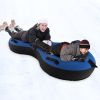 80" 2-Person Inflatable Snow Sled for Kids and Adults - Blue