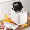 Home Portable Self-Clean Countertop Ice Maker  - White - Ice Maker