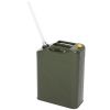 20L Standard Cold-rolled Plate Petrol Diesel Can Gasoline Bucket with Oil Pipe Army Green - Army Green