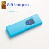 Touch Sensing USB Charging Lighter; Mini Electric Cigarette Lighter Arc Rechargeable USB Windproof Device; Gifts For Dad; Husband; Father's Day - Sky
