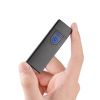Touch Sensing USB Charging Lighter; Mini Electric Cigarette Lighter Arc Rechargeable USB Windproof Device; Gifts For Dad; Husband; Father's Day - Appl