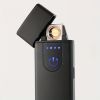 Touch Sensing USB Charging Lighter; Mini Electric Cigarette Lighter Arc Rechargeable USB Windproof Device; Gifts For Dad; Husband; Father's Day - Appl