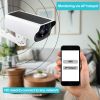 1080P IP Bullet Camera WiFi Outdoor Battery Solar Panel CCTV Wireless Surveillance Cam Home Security Protection Two Way Audio - 1080p No Battery - Chi