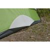 6 Person Yurt Camping Tent, 1 Room, Green - Green - metal and fabric