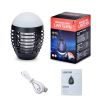 Waterproof Outdoor Led Mosquito Remover Lamp Electric Shock Mosquito Remover Lamp Usb Multifunctional Mosquito Repellent Mosquito Remover Lamp - Black