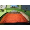 6 Person Yurt Camping Tent, 1 Room, Green - Green - metal and fabric