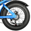 2000W 50 km/h LCD load 100kg climb 15¬∞ power range 90-100km LED (turn signal, taillight) - PSDP-2033Blue