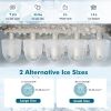 Home Portable Self-Clean Countertop Ice Maker  - White - Ice Maker