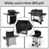 BBQ Grill Barbeque Cover Anti-Dust Waterproof Weber Heavy Duty Charbroil BBQ Cover Outdoor Rain Protective Barbecue Cover - L