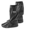 Black Waterproof Rain Boot; Shoe Cover With Reflector; High Top Clear Shoes Dust Covers For Motorcycle Bike - White - XL