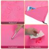Portable Beach Blanket 4.6' x 6.6' Waterproof Foldable Camping Rug Pocket Sandproof Picnic Mat  - Pink