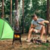 36*36*46.5cm wood camping stove - as picture