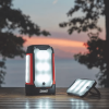 2-Panel 400L LED Lantern - Red - Red