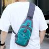 Chest Crossbody Bag Shoulder Bag for Men Travel Sports Gym - Blue - Sports Bag