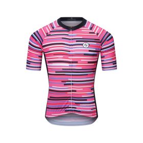 Short Sleeves New Design (Option: XL-Pink lines)